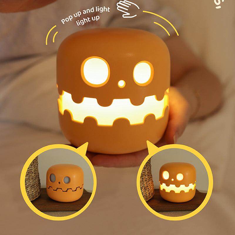 Pumpkin lantern atmosphere light bedroom high value bedside lamp