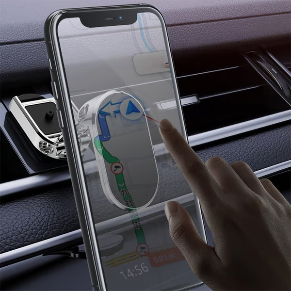 ๐ Alloy Folding Magnetic Car Phone Holder