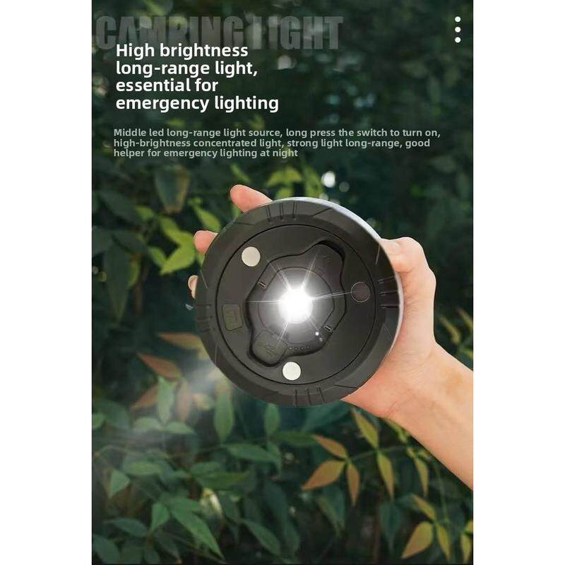 Outdoor led camping tape measure light tent atmosphere light multi-function with magnetic lighting decorative colorful light string