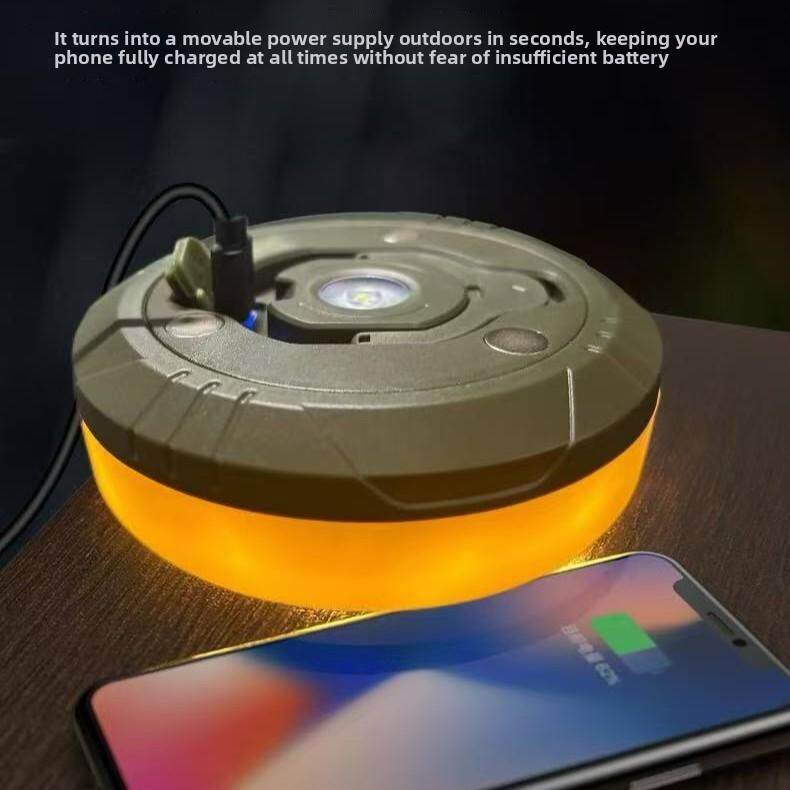 Outdoor led camping tape measure light tent atmosphere light multi-function with magnetic lighting decorative colorful light string