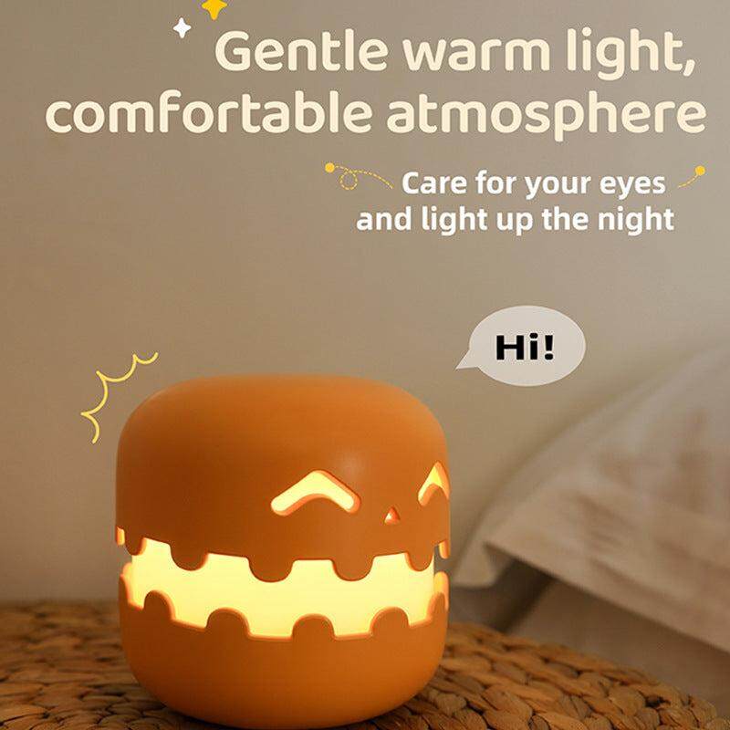Pumpkin lantern atmosphere light bedroom high value bedside lamp
