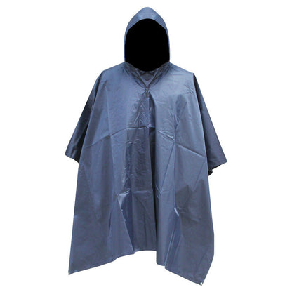Hooded Rain Poncho for Adult with Pocket and Zipper, Waterproof Lightweight Raincoat for Men and Women