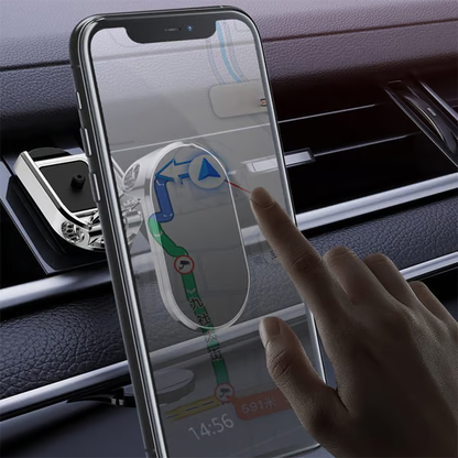 🎁 Alloy Folding Magnetic Car Phone Holder
