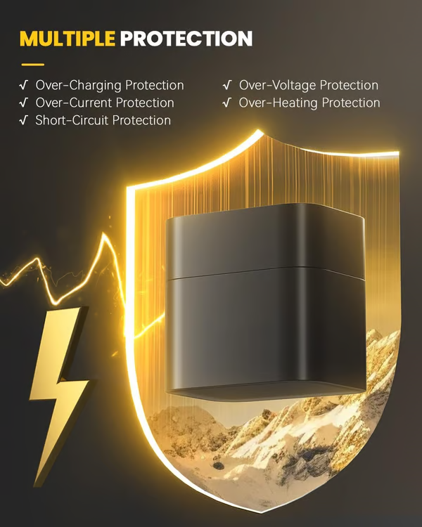 🔋AA/AAA Lithium Battery Smart Charging Case