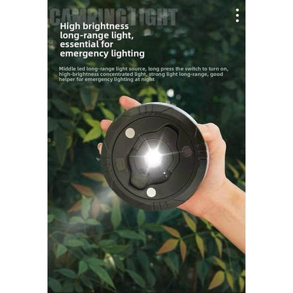 Outdoor led camping tape measure light tent atmosphere light multi-function with magnetic lighting decorative colorful light string
