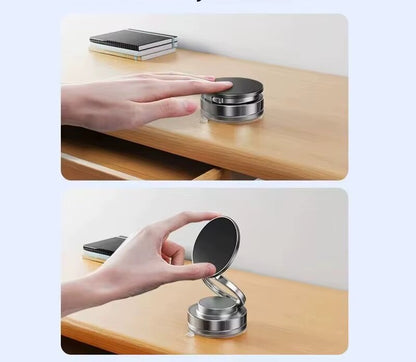 🚗【360° Magnetic Car Phone Holder】Strong Vacuum Suction Cup & Magnet Grip | Universal Windshield/Dashboard Mount for All Phones | Free Vent Clip Included – Hands-Free Driving Made Secure