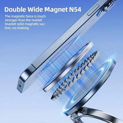 🚗【360° Magnetic Car Phone Holder】Strong Vacuum Suction Cup & Magnet Grip | Universal Windshield/Dashboard Mount for All Phones | Free Vent Clip Included – Hands-Free Driving Made Secure