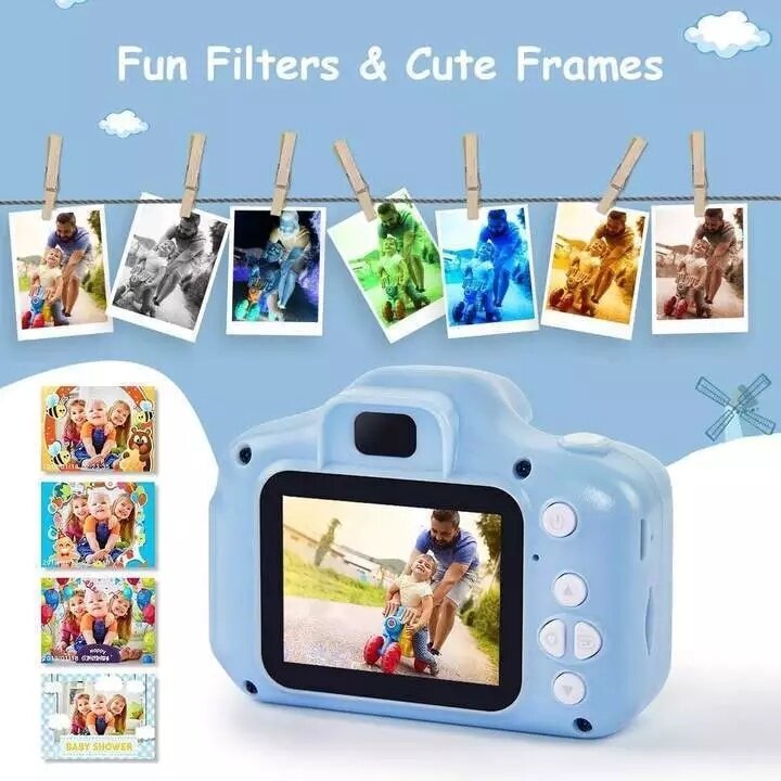 2019 Chrismas Best Gift For Kids! 1080P 2.0 Inch Screen Rechargeable Kid's