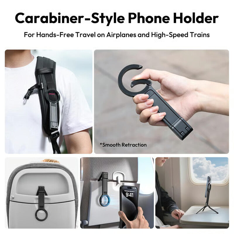Magnetic Phone Tripod for iPhone, MA38 Portable Phone Holder Mini Tripod for Magsafe
