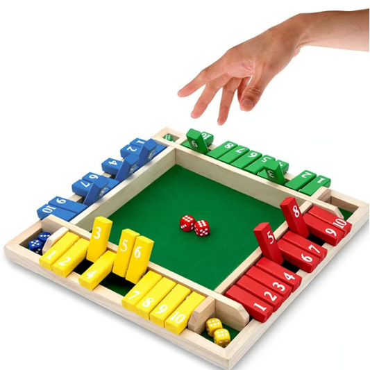 FUNNY FAMILY GAMES-Shut The Box Board Game🎲