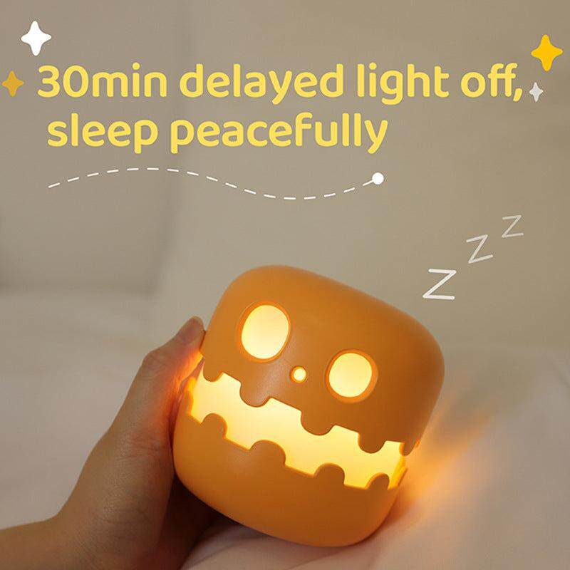 Pumpkin lantern atmosphere light bedroom high value bedside lamp