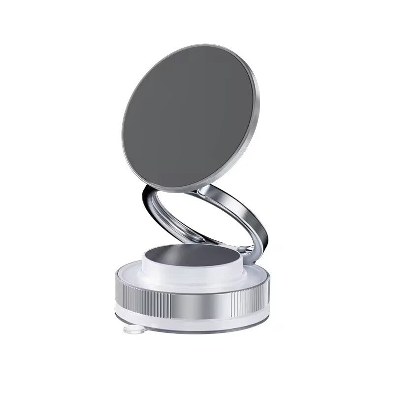 🚗【360° Magnetic Car Phone Holder】Strong Vacuum Suction Cup & Magnet Grip | Universal Windshield/Dashboard Mount for All Phones | Free Vent Clip Included – Hands-Free Driving Made Secure