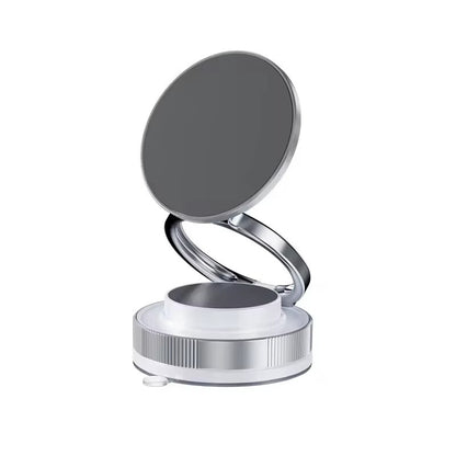🚗【360° Magnetic Car Phone Holder】Strong Vacuum Suction Cup & Magnet Grip | Universal Windshield/Dashboard Mount for All Phones | Free Vent Clip Included – Hands-Free Driving Made Secure